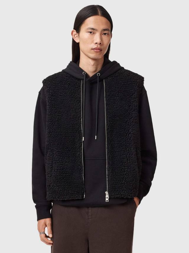 Otis Boxy Fit укороченный жилет AllSaints, Jet Black
Otis Boxy Fit укороченный жилет AllSaints, Jet Black