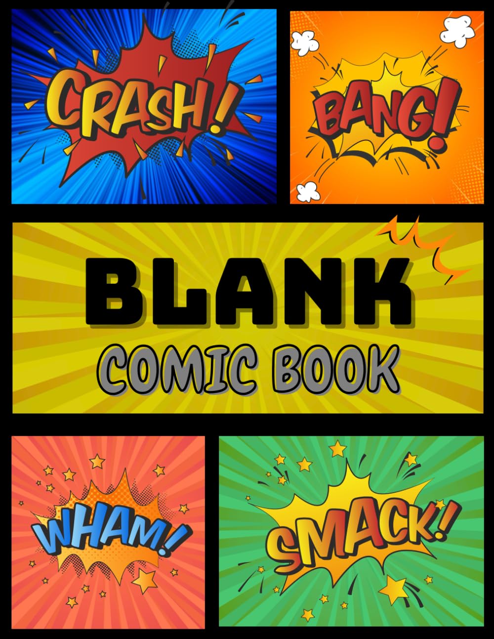 Blank Comic Book: Build Your Own Comic from Panel to Page (Independently published)
Blank Comic Book: Build Your Own Comic from Panel to Page (Independently published)