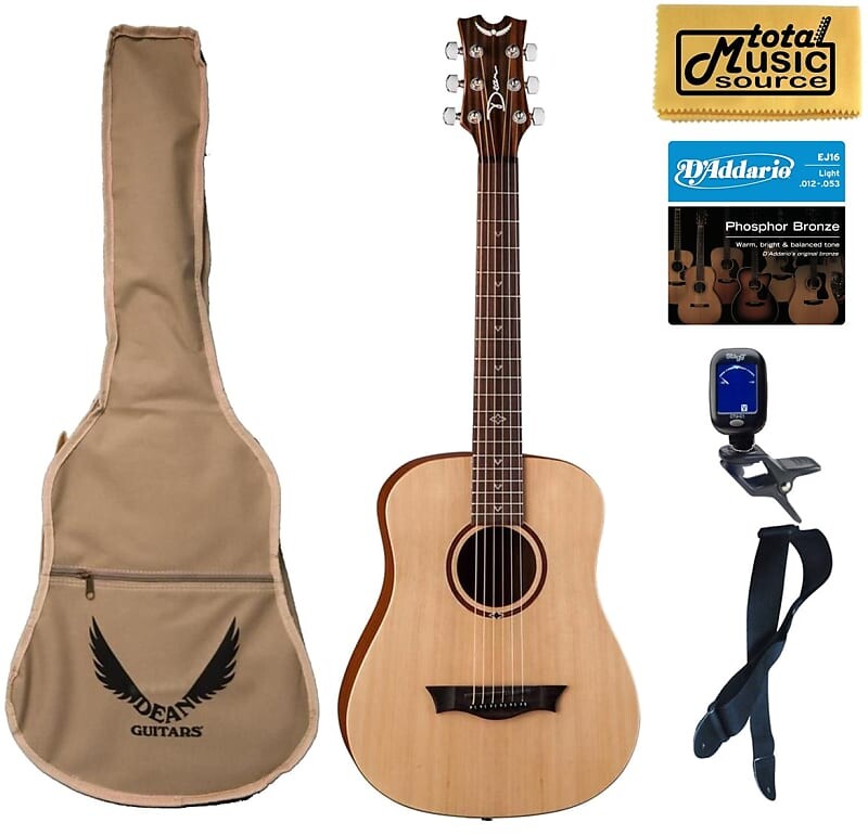 Акустическая гитара Dean Guitars Flight Series Spruce Travel Guitar with Gig Bag Bundle
Акустическая гитара Dean Guitars Flight Series Spruce Travel Guitar with Gig Bag Bundle