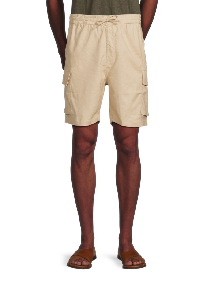 Шорты-карго из льняной смеси, натягиваемые на себя Onia, песочный
Шорты-карго из льняной смеси, натягиваемые на себя Onia, песочный