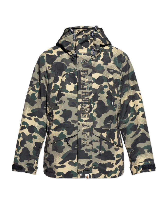 Куртка с камуфляжным рисунком A Bathing Ape, зеленый
Куртка с камуфляжным рисунком A Bathing Ape, зеленый