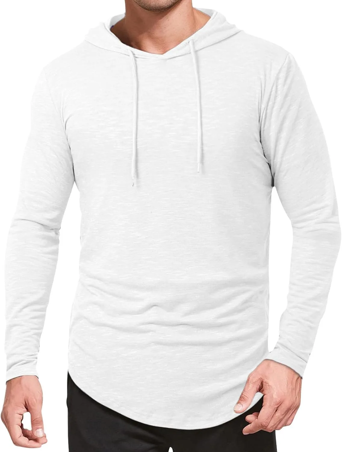 Мужская спортивная толстовка с капюшоном и длинным рукавом
Мужская спортивная толстовка с капюшоном и длинным рукавом