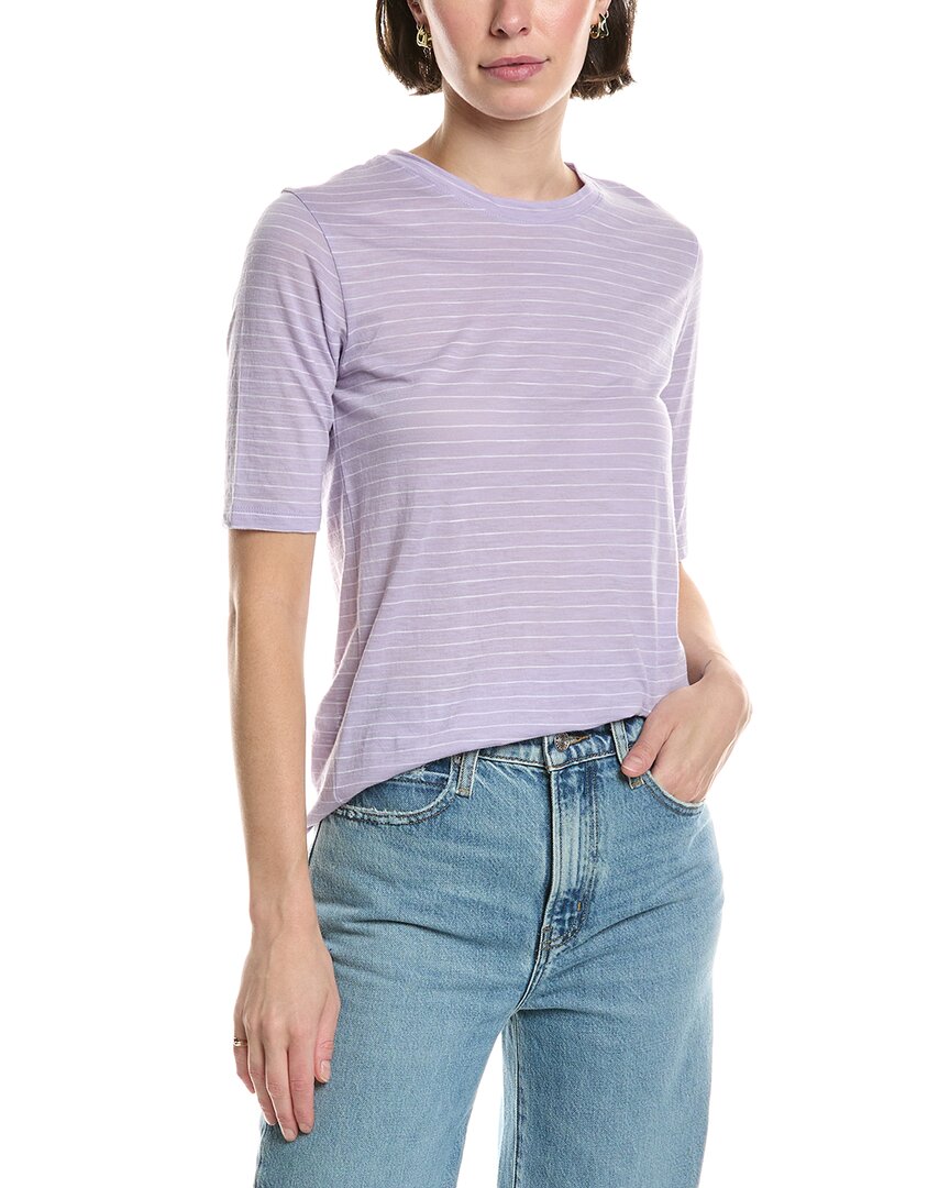 Винс Эссеншиал Футболка с рукавом до локтя Vince, фиолетовый
Винс Эссеншиал Футболка с рукавом до локтя Vince, фиолетовый