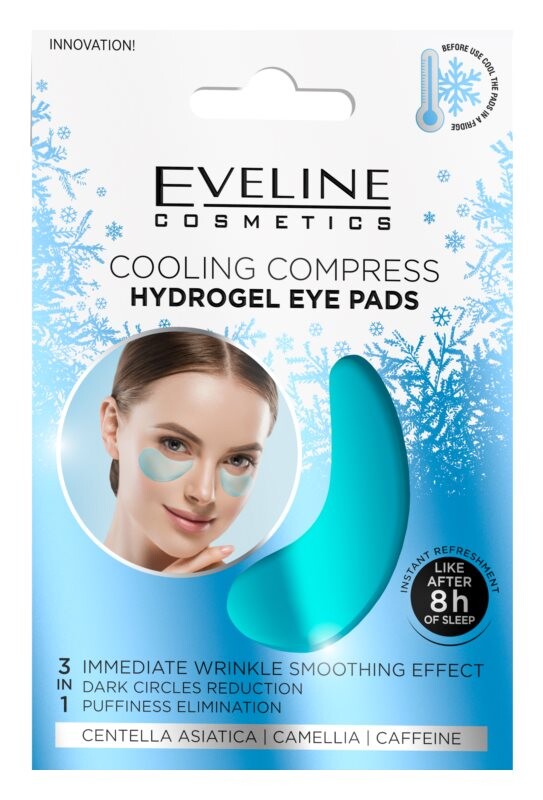 Гидрогелевая маска вокруг глаз с охлаждающим эффектом Eveline Cosmetics Hydra Expert
Гидрогелевая маска вокруг глаз с охлаждающим эффектом Eveline Cosmetics Hydra Expert