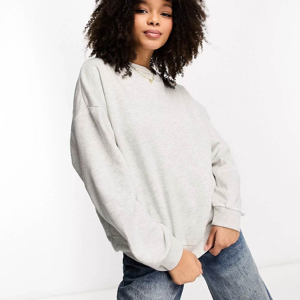 Свитшот Asos Design Oversized, светло-серый 
Свитшот Asos Design Oversized, светло-серый