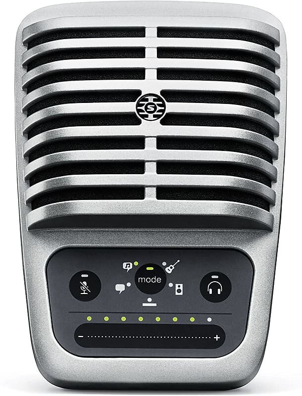Конденсаторный микрофон Shure MOTIV MV51 iOS / USB Large Diaphragm Condenser Microphone
Конденсаторный микрофон Shure MOTIV MV51 iOS / USB Large Diaphragm Condenser Microphone