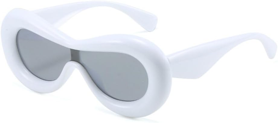 Ретро-солнцезащитные очки конфетных цветов для женщин, модные, с широкими дужками, в стиле панк, с защитой от УФ-излучения UV400, белые и серые, один размер TYUVIVO, White Grey
Ретро-солнцезащитные очки конфетных цветов для женщин, модные, с широкими дужками, в стиле панк, с защитой от УФ-излучения UV400, белые и серые, один размер TYUVIVO, White Grey