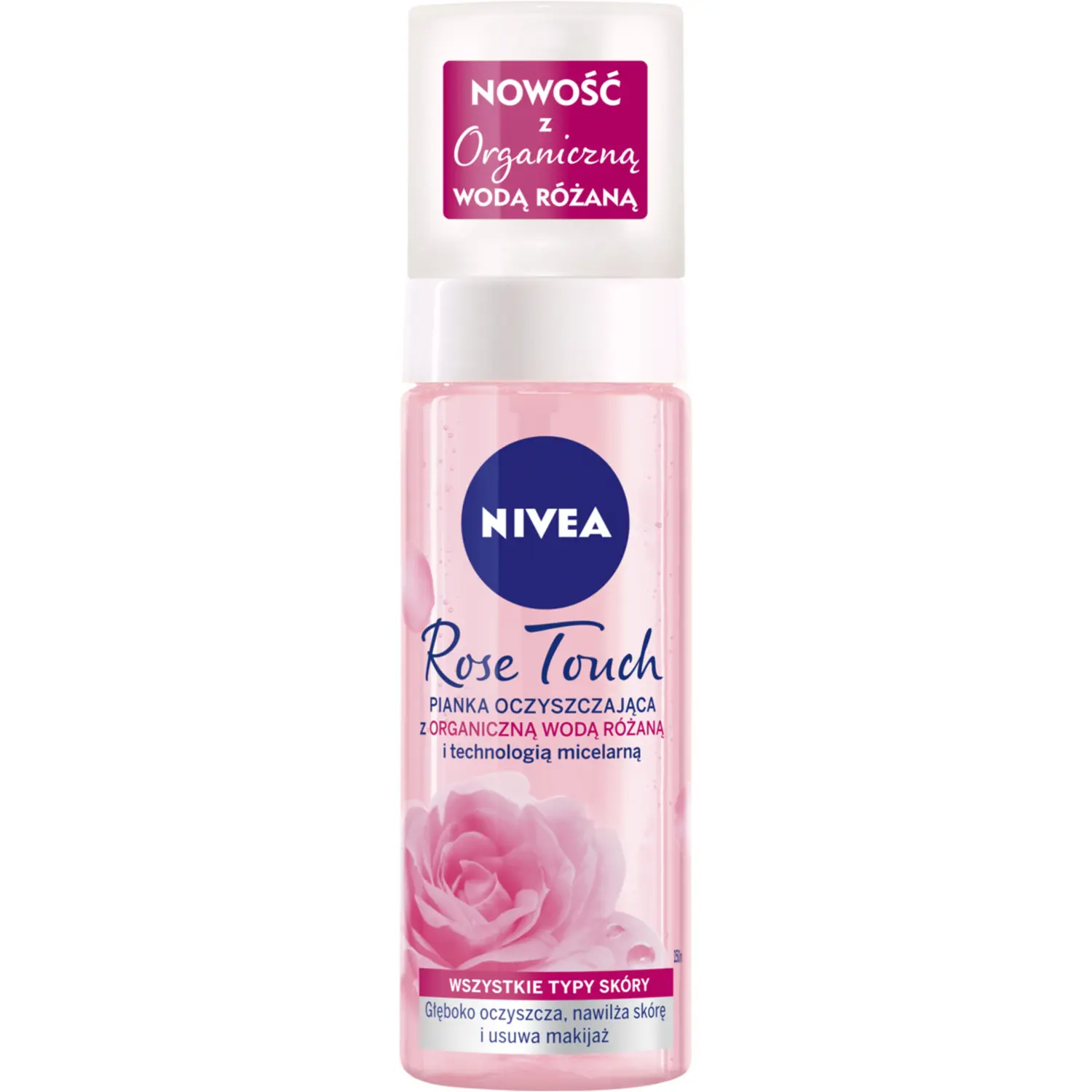 Nivea Rose Touch очищающая пенка для лица, 150 мл
Nivea Rose Touch очищающая пенка для лица, 150 мл