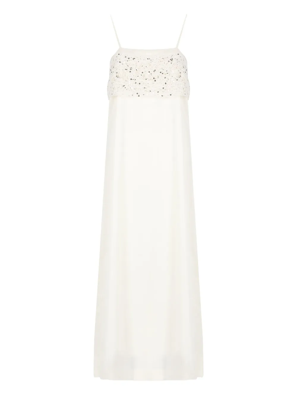 Платье миди с пайетками Peserico, белый
Платье миди с пайетками Peserico, белый