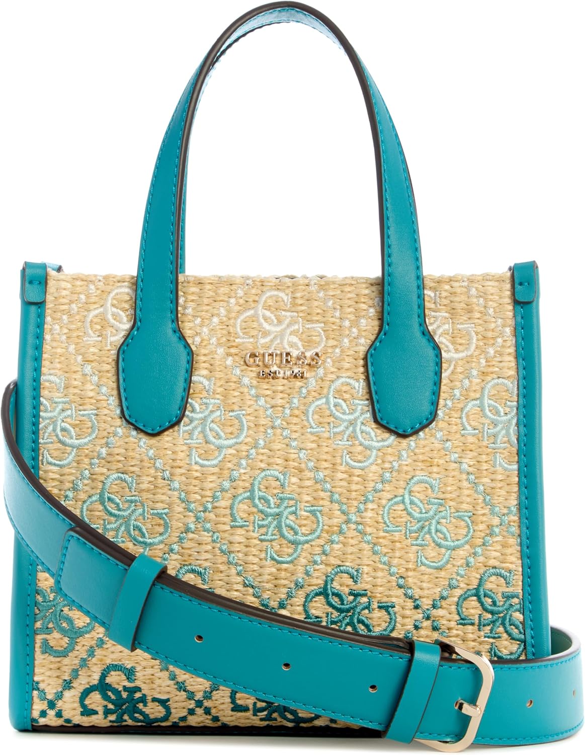 Женская мини-сумка GUESS Silvana 2 Comprtmnt., Teal Logo
Женская мини-сумка GUESS Silvana 2 Comprtmnt., Teal Logo