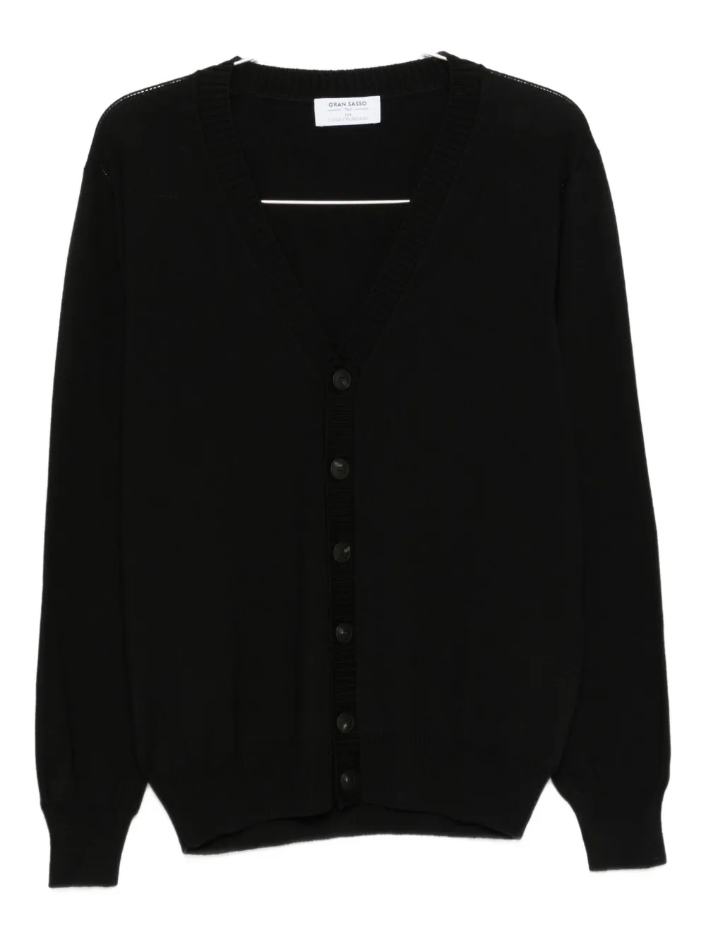 Кардиган на пуговицах с V-образным вырезом Gran Sasso, черный
Кардиган на пуговицах с V-образным вырезом Gran Sasso, черный
