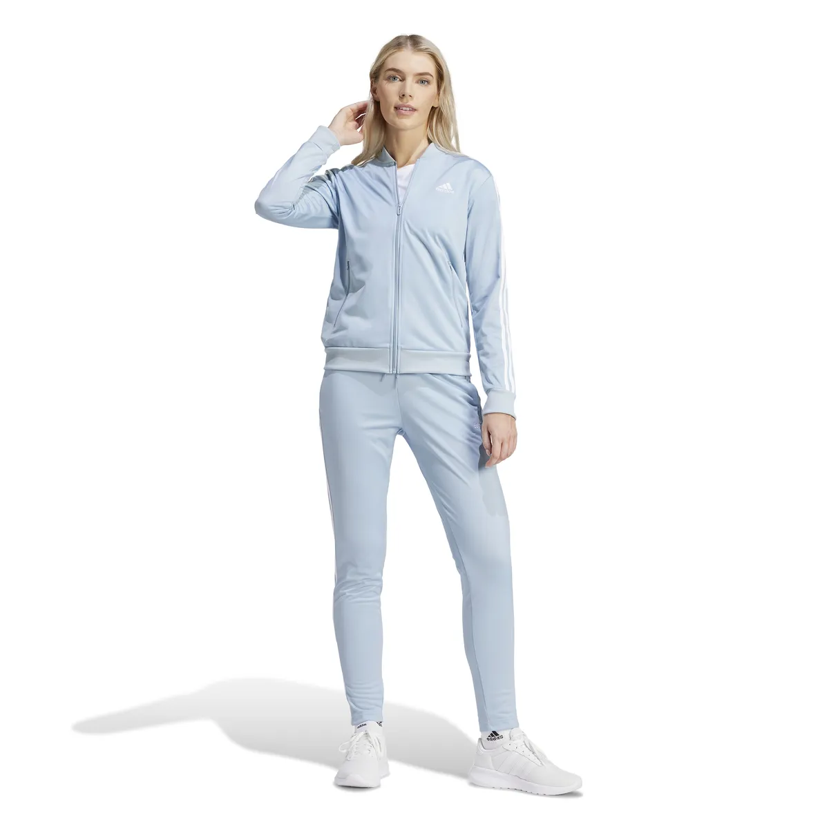 Спортивный костюм Adidas Sportswear "W 3S TR TS" (2 шт.), белый 
Спортивный костюм Adidas Sportswear "W 3S TR TS" (2 шт.), белый