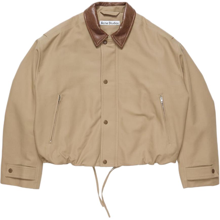 Acne Studios Кожаная куртка с воротником, Khaki
Acne Studios Кожаная куртка с воротником, Khaki