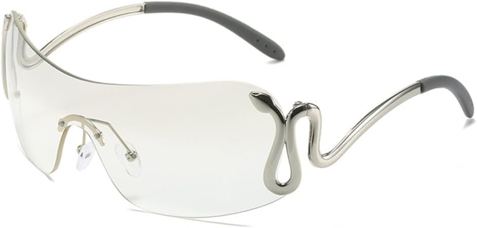 Панк-солнцезащитные очки для женщин, цельные солнцезащитные очки для мужчин, защита от УФ-излучения UV400, модные очки в змеиной оправе, защитные очки-маска MTZJH, Silver Mirror
Панк-солнцезащитные очки для женщин, цельные солнцезащитные очки для мужчин, защита от УФ-излучения UV400, модные очки в змеиной оправе, защитные очки-маска MTZJH, Silver Mirror