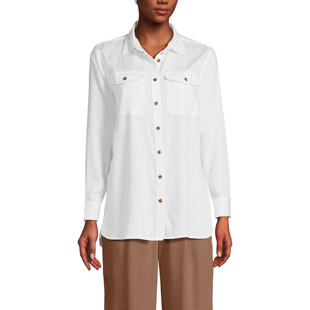 Женская рубашка с длинным рукавом Lands End Heritage Lands' End, белый
Женская рубашка с длинным рукавом Lands End Heritage Lands' End, белый