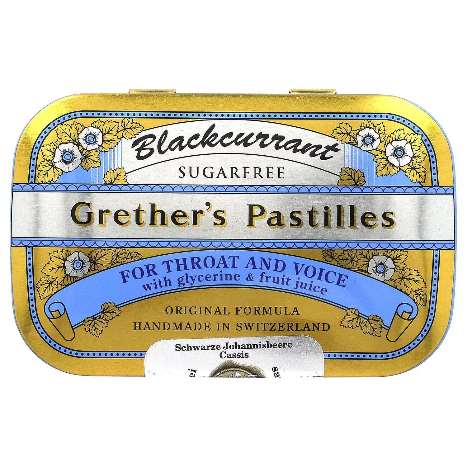 Пастилки Grether's, для горла и голоса, без сахара, черная смородина, 24 пастилки, 2 1/8 унции (60 г) Grether'S Pastilles
Пастилки Grether's, для горла и голоса, без сахара, черная смородина, 24 пастилки, 2 1/8 унции (60 г) Grether'S Pastilles