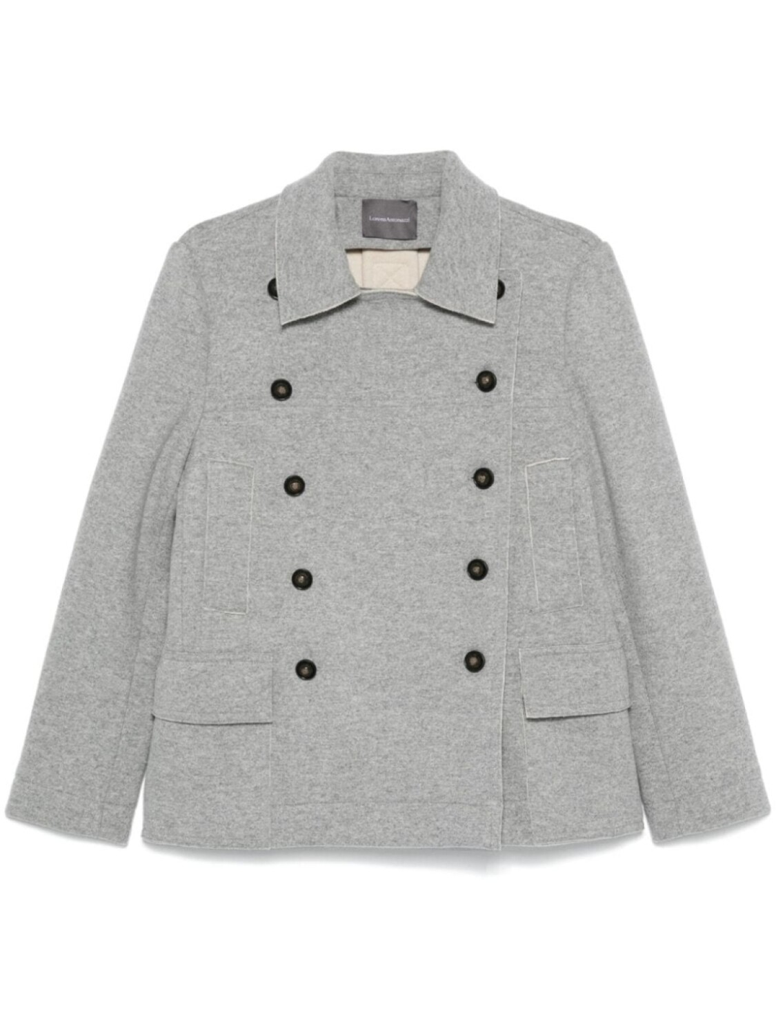 Двубортный пиджак Lorena Antoniazzi, серый
Двубортный пиджак Lorena Antoniazzi, серый