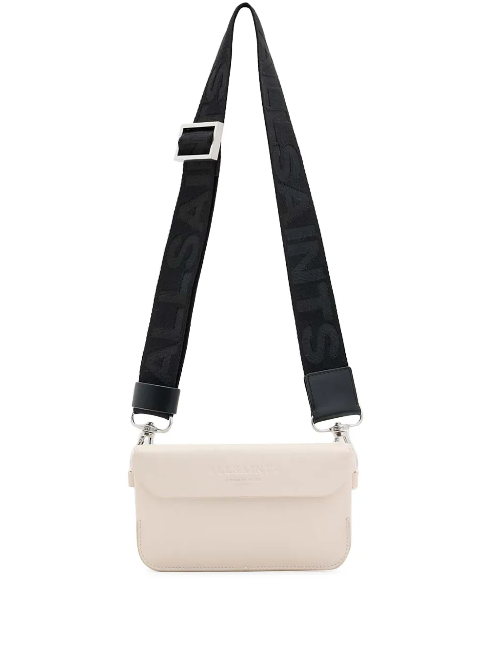Сумка через плечо с тисненым логотипом AllSaints, белый
Сумка через плечо с тисненым логотипом AllSaints, белый
