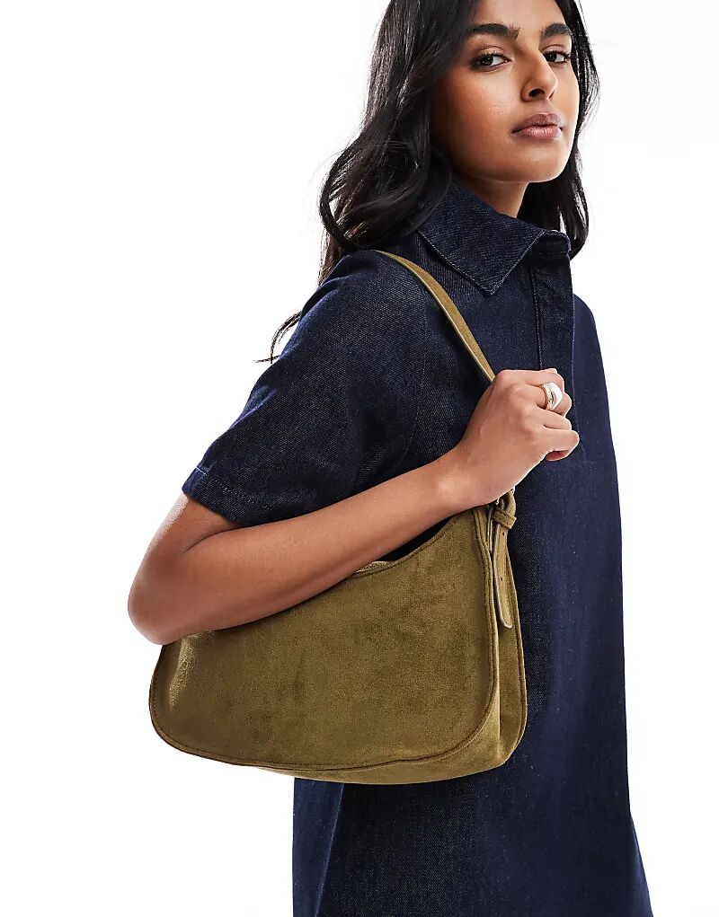 Сумка через плечо PASQ из искусственной замши темно-зеленого цвета Pasq
Сумка через плечо PASQ из искусственной замши темно-зеленого цвета Pasq