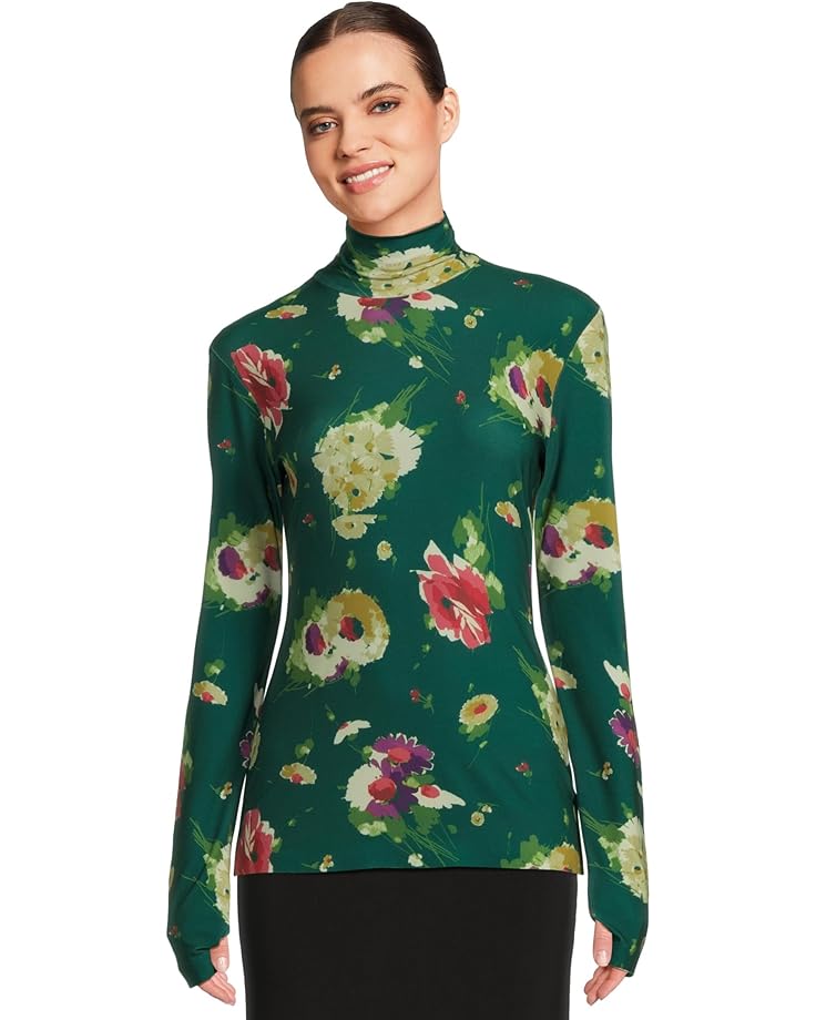 Женская водолазка Norma Kamali Slim Fit с длинным рукавом, Floral Green Multi
Женская водолазка Norma Kamali Slim Fit с длинным рукавом, Floral Green Multi