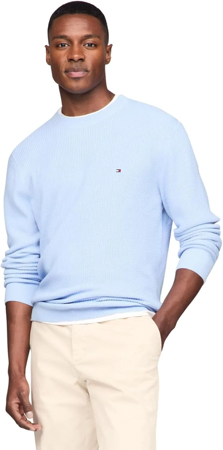 Tommy Hilfiger мужской свитер с вафельной вязкой легкий пуловер
Tommy Hilfiger мужской свитер с вафельной вязкой легкий пуловер