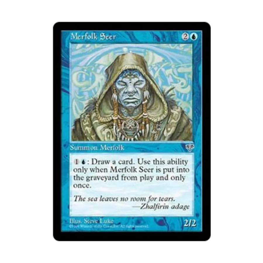 CCG Мерфолк-провидец (клавиша C), MTG - Mirage
CCG Мерфолк-провидец (клавиша C), MTG - Mirage