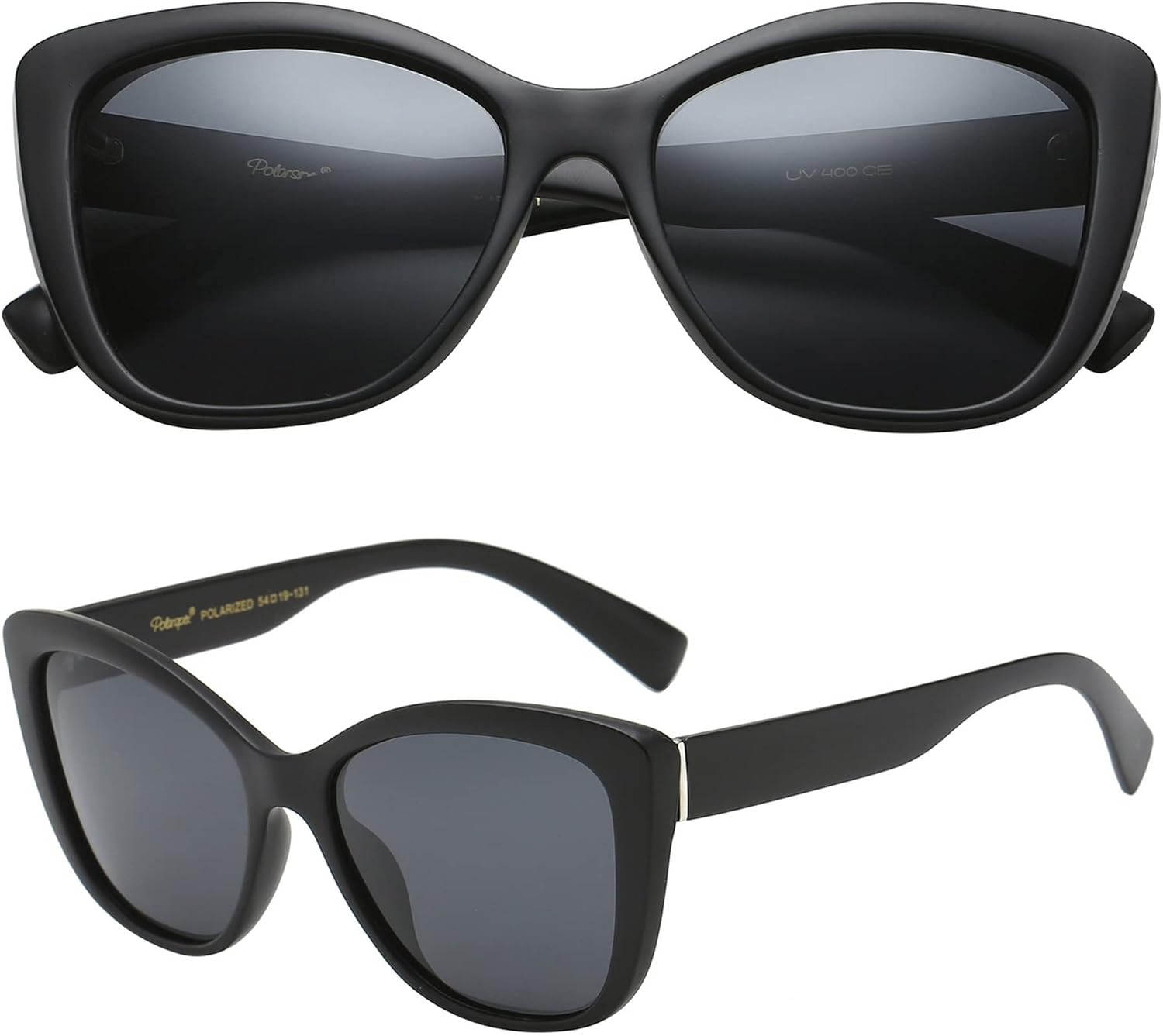 Женские поляризованные солнцезащитные очки PolarSpex «кошачий глаз» – большие солнцезащитные очки с защитой от УФ-излучения UV400, стильные очки для пляжа или вождения, Matte Black | Polarized Smoke
Женские поляризованные солнцезащитные очки PolarSpex «кошачий глаз» – большие солнцезащитные очки с защитой от УФ-излучения UV400, стильные очки для пляжа или вождения, Matte Black | Polarized Smoke