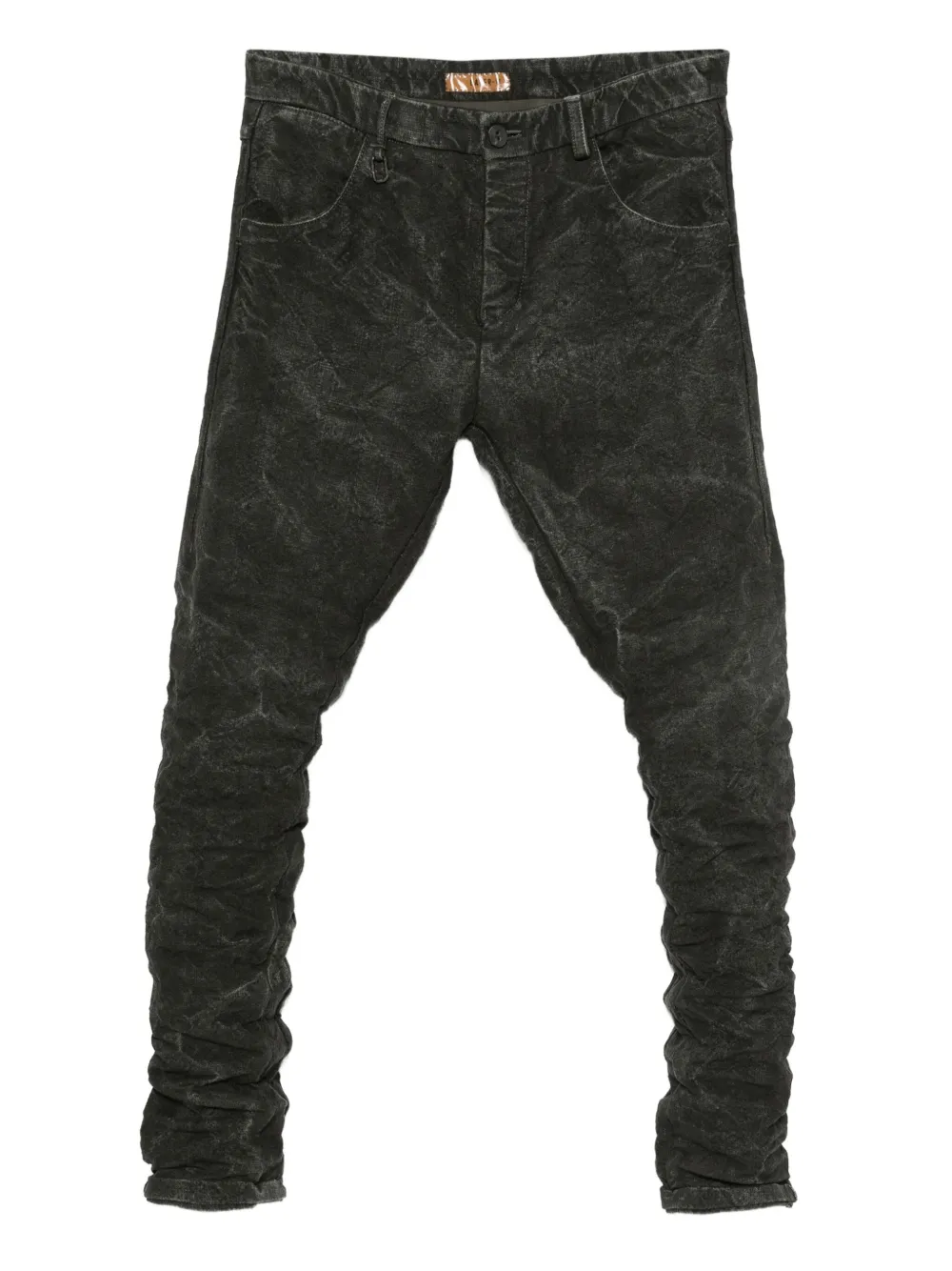 Брюки, выбеленные кислотой Layer Zero, серый 
Брюки, выбеленные кислотой Layer Zero, серый