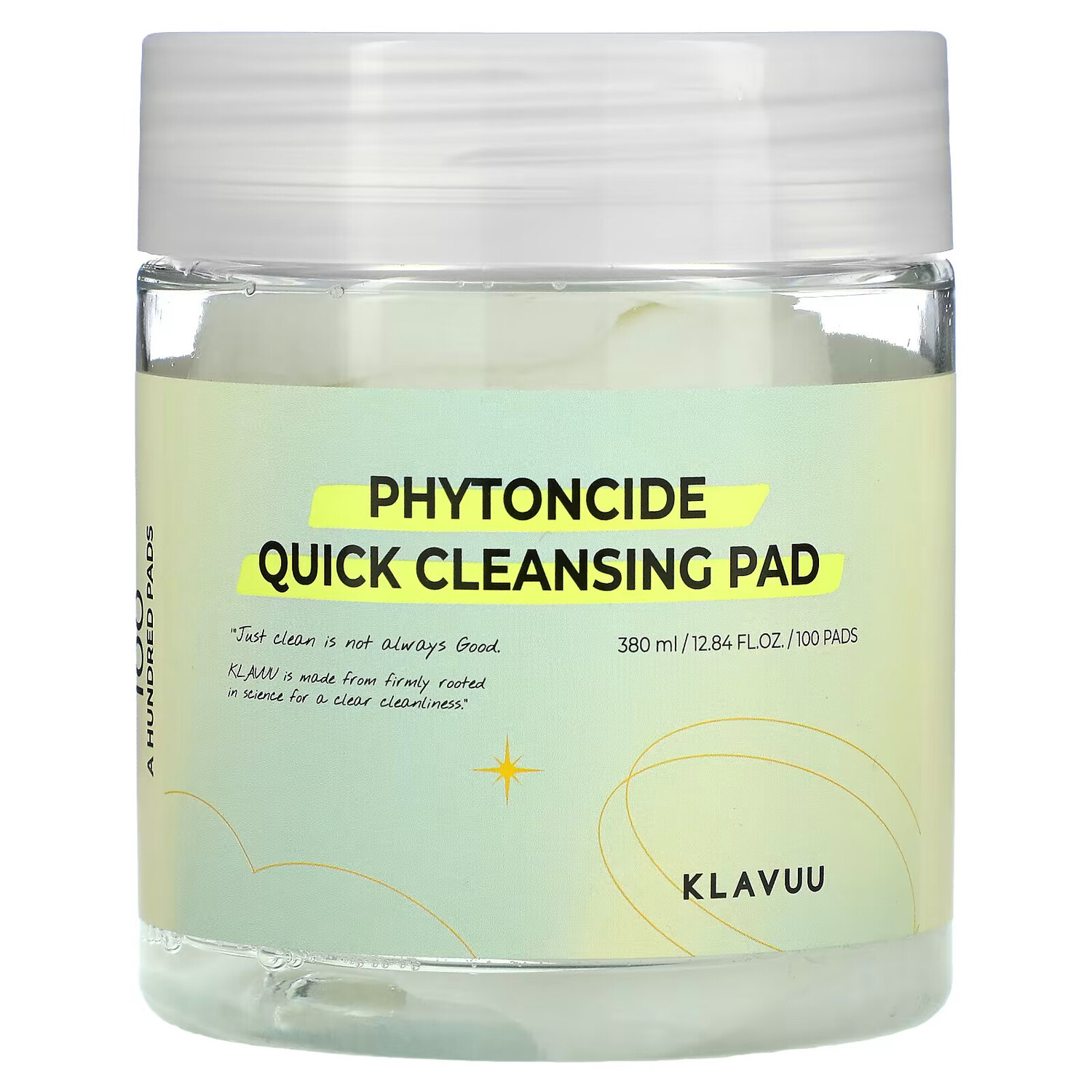 KLAVUU, Phytoncide Quick Cleansing Pad, 100 подушечек
KLAVUU, Phytoncide Quick Cleansing Pad, 100 подушечек