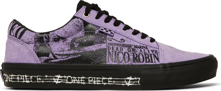Кеды Vans One Piece x Skate Old Skool Nico Robin, фиолетовый
Кеды Vans One Piece x Skate Old Skool Nico Robin, фиолетовый