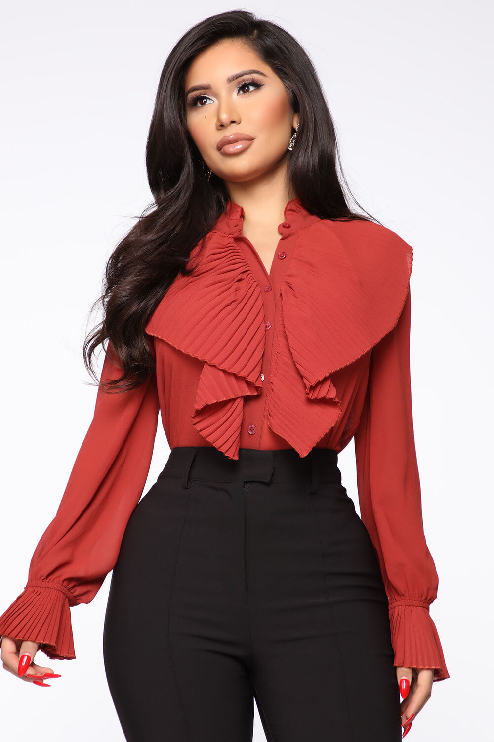 Рубашка Fashion Nova KT2339, ржавчина
Рубашка Fashion Nova KT2339, ржавчина