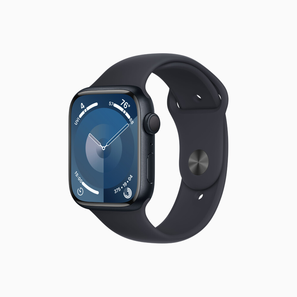 Умные часы Apple Watch Series 9 (GPS), 45мм, Midnight Aluminum Case/Midnight Sport Band - M/L, Черный, Умные часы Apple Watch Series 9 (GPS), 45мм, Midnight Aluminum Case/Midnight Sport Band - M/L
Умные часы Apple Watch Series 9 (GPS), 45мм, Midnight Aluminum Case/Midnight Sport Band - M/L, Черный, Умные часы Apple Watch Series 9 (GPS), 45мм, Midnight Aluminum Case/Midnight Sport Band - M/L