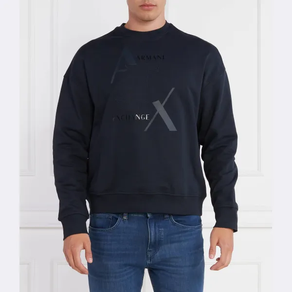 Толстовка обычного кроя Armani Exchange, синий
Толстовка обычного кроя Armani Exchange, синий