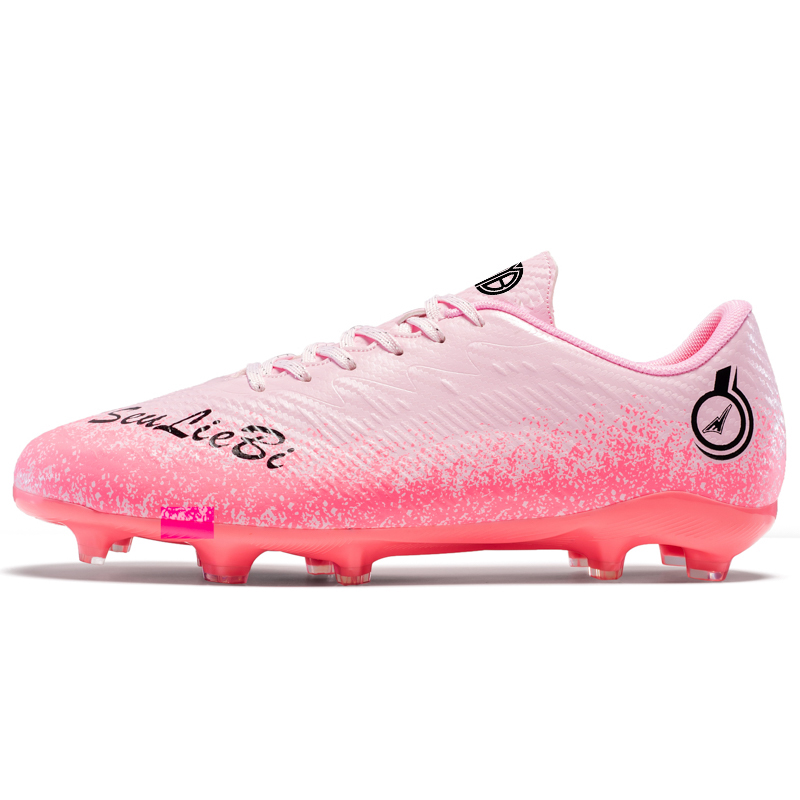 Футбольные бутсы для детей и подростков с противоскользящим покрытием, антиударными свойствами, легкой амортизацией и низким верхом Yi Jiabao, розовый
Футбольные бутсы для детей и подростков с противоскользящим покрытием, антиударными свойствами, легкой амортизацией и низким верхом Yi Jiabao, розовый