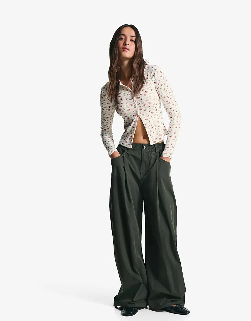 Ажурный кардиган Bershka Printed в цвете экрю
Ажурный кардиган Bershka Printed в цвете экрю