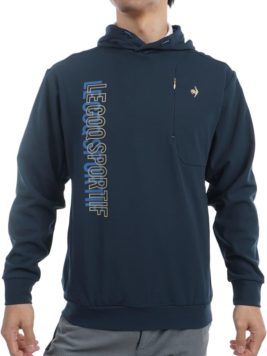 Мужская толстовка с капюшоном Le Coq Sportif Stretch Force (LG4FSW00M) - идеальный вариант для игры в гольф в свободное время, темно-синий
Мужская толстовка с капюшоном Le Coq Sportif Stretch Force (LG4FSW00M) - идеальный вариант для игры в гольф в свободное время, темно-синий