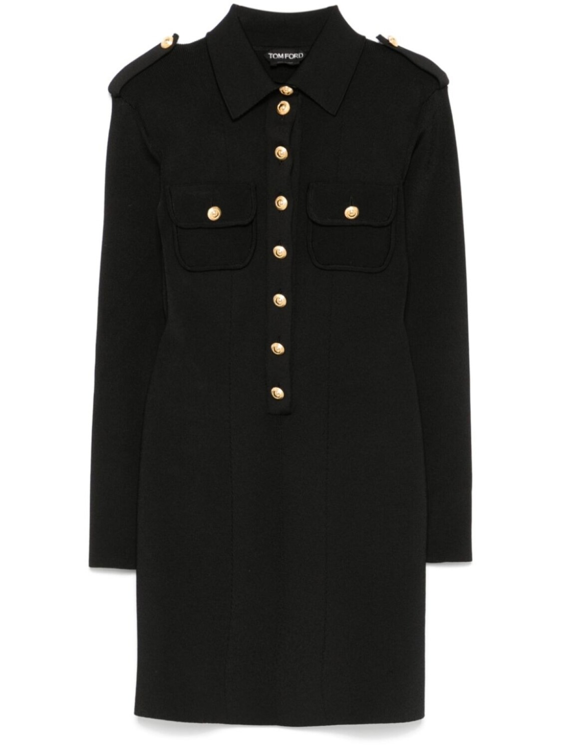 TOM FORD платье-мини в рубчик, черный
TOM FORD платье-мини в рубчик, черный