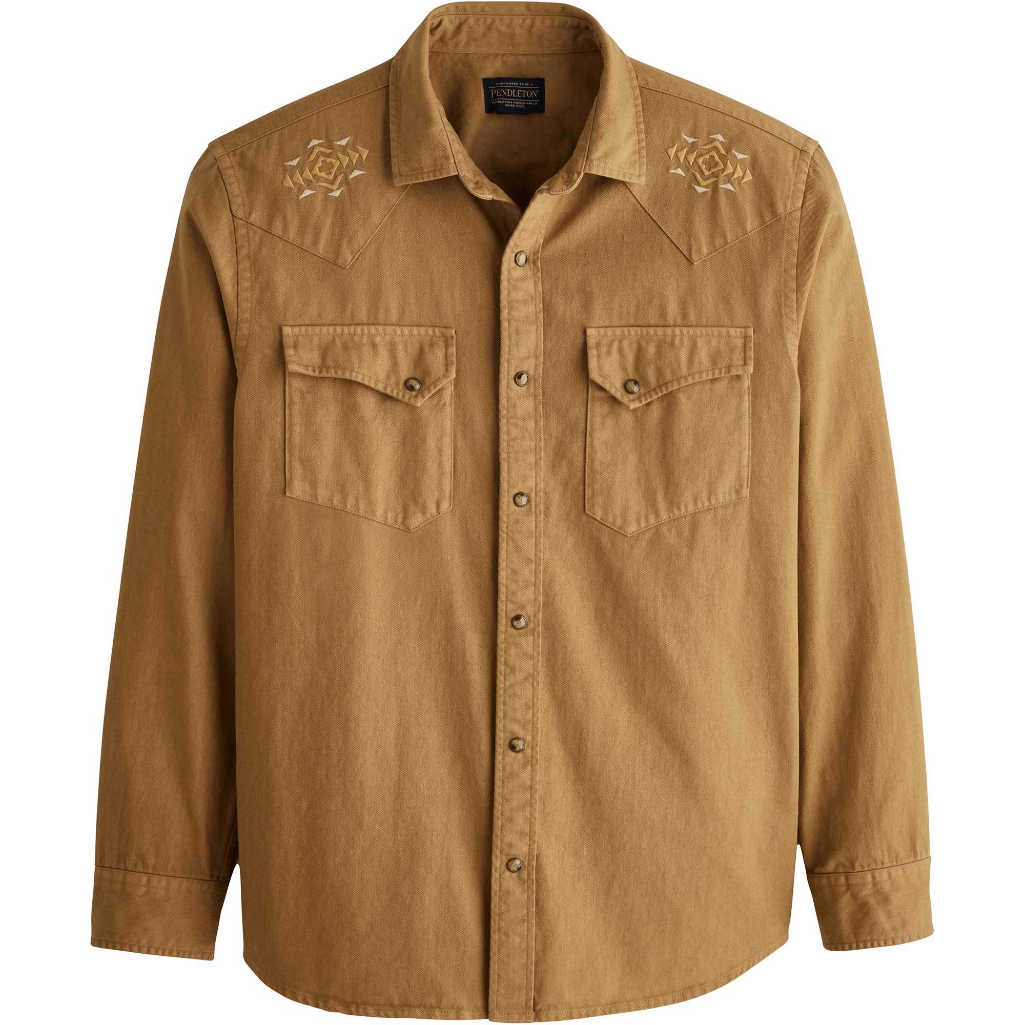 Мужская джинсовая рубашка Chandler с вышивкой Pendleton, Tan
Мужская джинсовая рубашка Chandler с вышивкой Pendleton, Tan