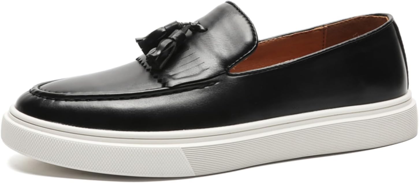 Мужские классические кожаные лоферы с кисточками, слипоны, низкие, с круглым носком, мокасины, удобные легкие нескользящие повседневные туфли для работы в офисе, поездок, прогулок, вождения, пенни-лоферы Yrzhgdl, черный
Мужские классические кожаные лоферы с кисточками, слипоны, низкие, с круглым носком, мокасины, удобные легкие нескользящие повседневные туфли для работы в офисе, поездок, прогулок, вождения, пенни-лоферы Yrzhgdl, черный