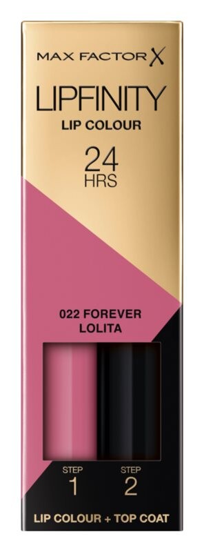 Стойкая помада с бальзамом Max Factor Lipfinity Lip Colour, оттенок 022 Forever Lolita
Стойкая помада с бальзамом Max Factor Lipfinity Lip Colour, оттенок 022 Forever Lolita