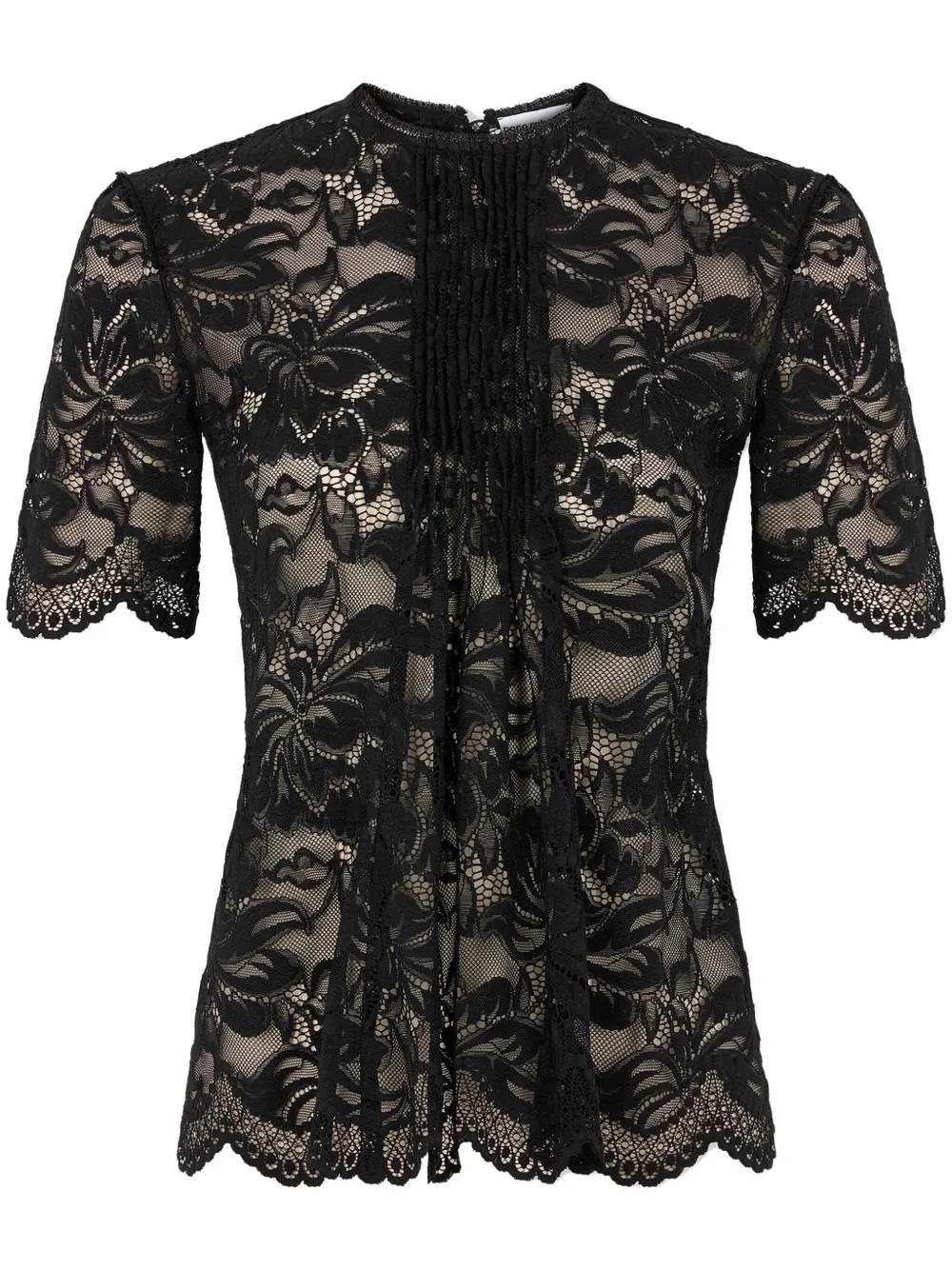 Кружевная футболка Rabanne, черный
Кружевная футболка Rabanne, черный
