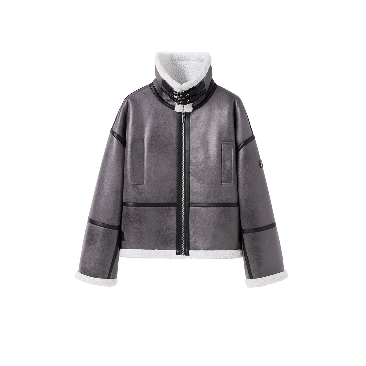Куртка Peacebird Women's Faux Shearling Lapel, серый
Куртка Peacebird Women's Faux Shearling Lapel, серый