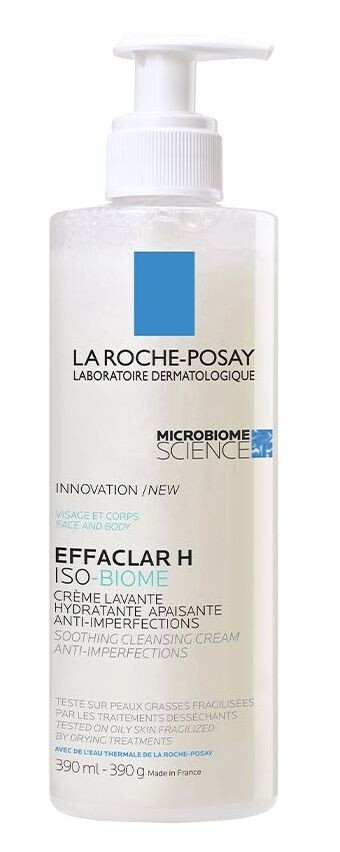 La Roche-Posay Effaclar H Iso-Biome крем для умывания лица и тела, 390 ml
La Roche-Posay Effaclar H Iso-Biome крем для умывания лица и тела, 390 ml