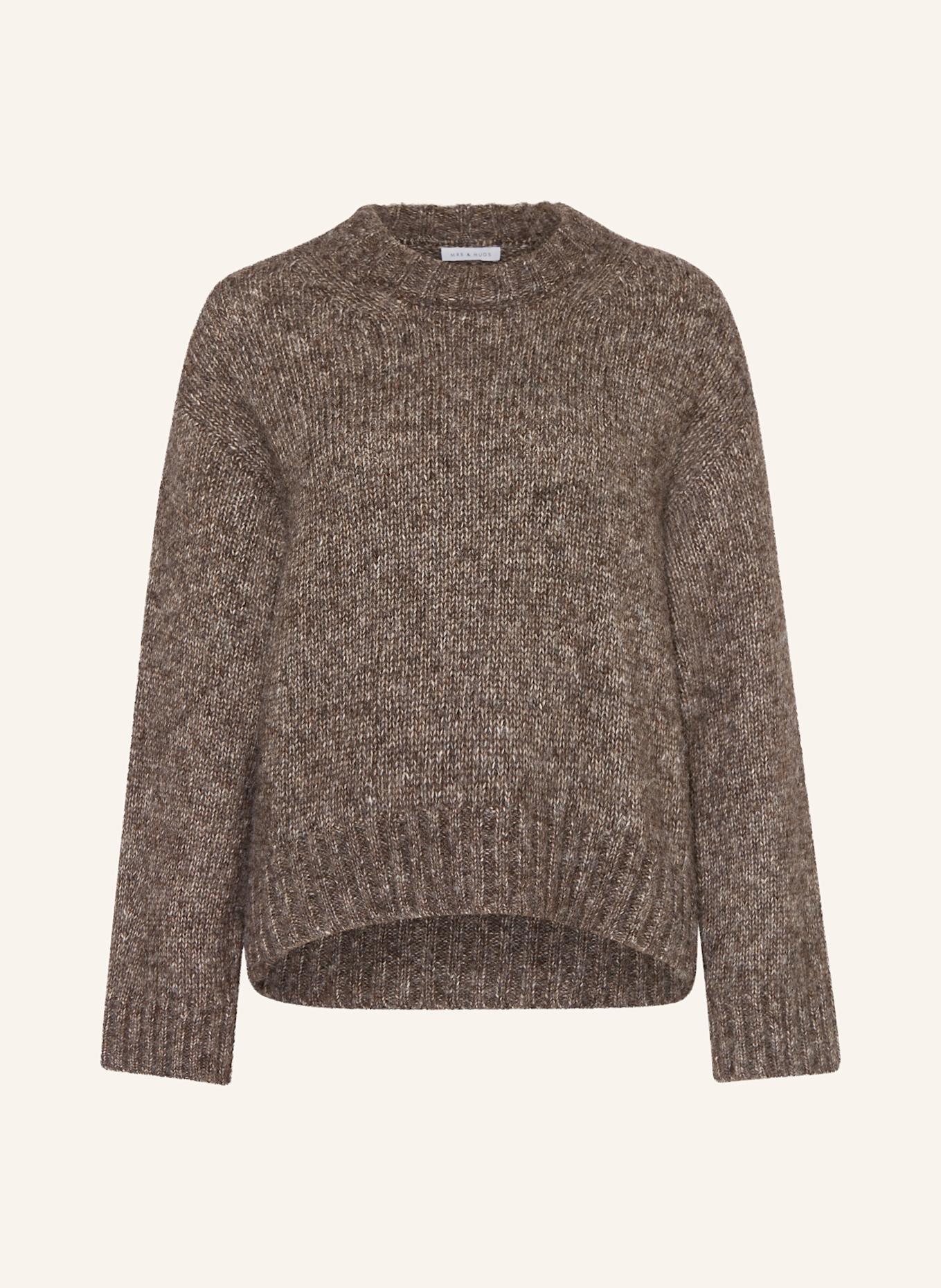 Свитер с альпакой Mrs & Hugs, коричневый
Свитер с альпакой Mrs & Hugs, коричневый
