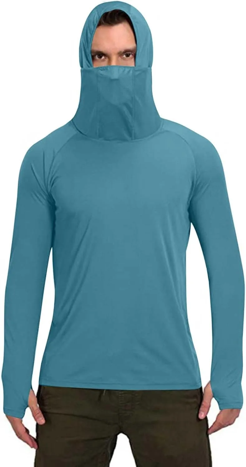 Рубашка с защитой от солнца для рыбалки, Long Sleeve, с капюшоном и маской
Рубашка с защитой от солнца для рыбалки, Long Sleeve, с капюшоном и маской