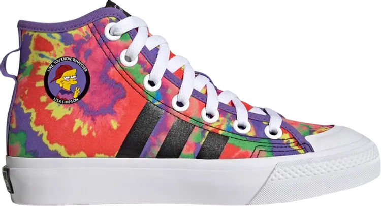 Кроссовки Adidas The Simpsons x Nizza Hi Big Kid 'Lisa Simpson', многоцветный
Кроссовки Adidas The Simpsons x Nizza Hi Big Kid 'Lisa Simpson', многоцветный