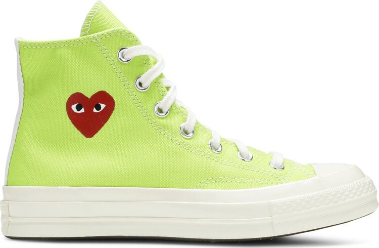 Кроссовки Converse Comme des Garçons PLAY x Chuck 70 High Bright Green, зеленый
Кроссовки Converse Comme des Garçons PLAY x Chuck 70 High Bright Green, зеленый