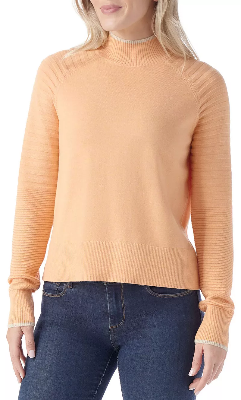 Женский свитер с воротником-стойкой Smartwool Edgewood, цвет Apricot
Женский свитер с воротником-стойкой Smartwool Edgewood, цвет Apricot