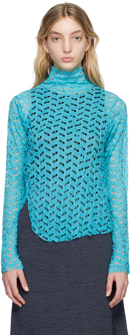 Эксклюзивная синяя водолазка SSENSE с эффектом потертости Song for the Mute, Синий, Эксклюзивная синяя водолазка SSENSE с эффектом потертости Song for the Mute 
Эксклюзивная синяя водолазка SSENSE с эффектом потертости Song for the Mute, Синий, Эксклюзивная синяя водолазка SSENSE с эффектом потертости Song for the Mute