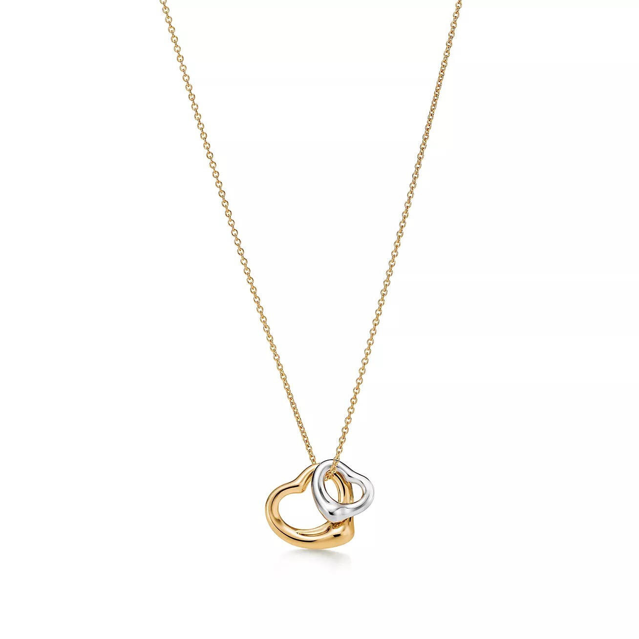 Колье Tiffany & Co. Open Heart, золото/серебро
Колье Tiffany & Co. Open Heart, золото/серебро